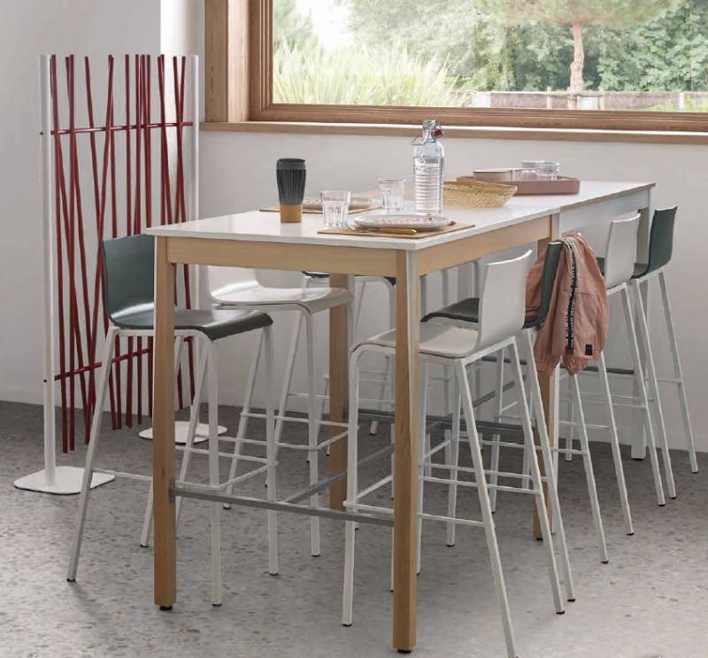 table haute restauration