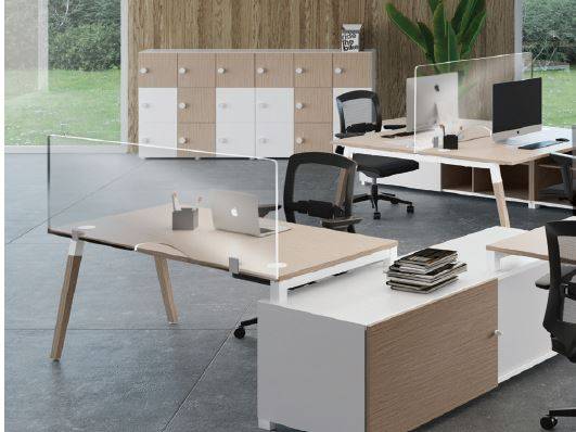 Ecran panneau de protection plexiglas contre COVID