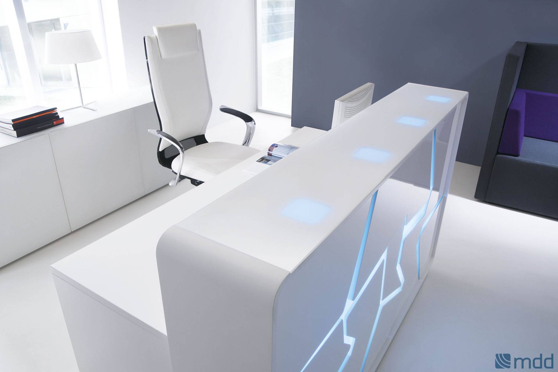 Banque d'accueil ou comptoir bas ARCTIC à Bordeaux